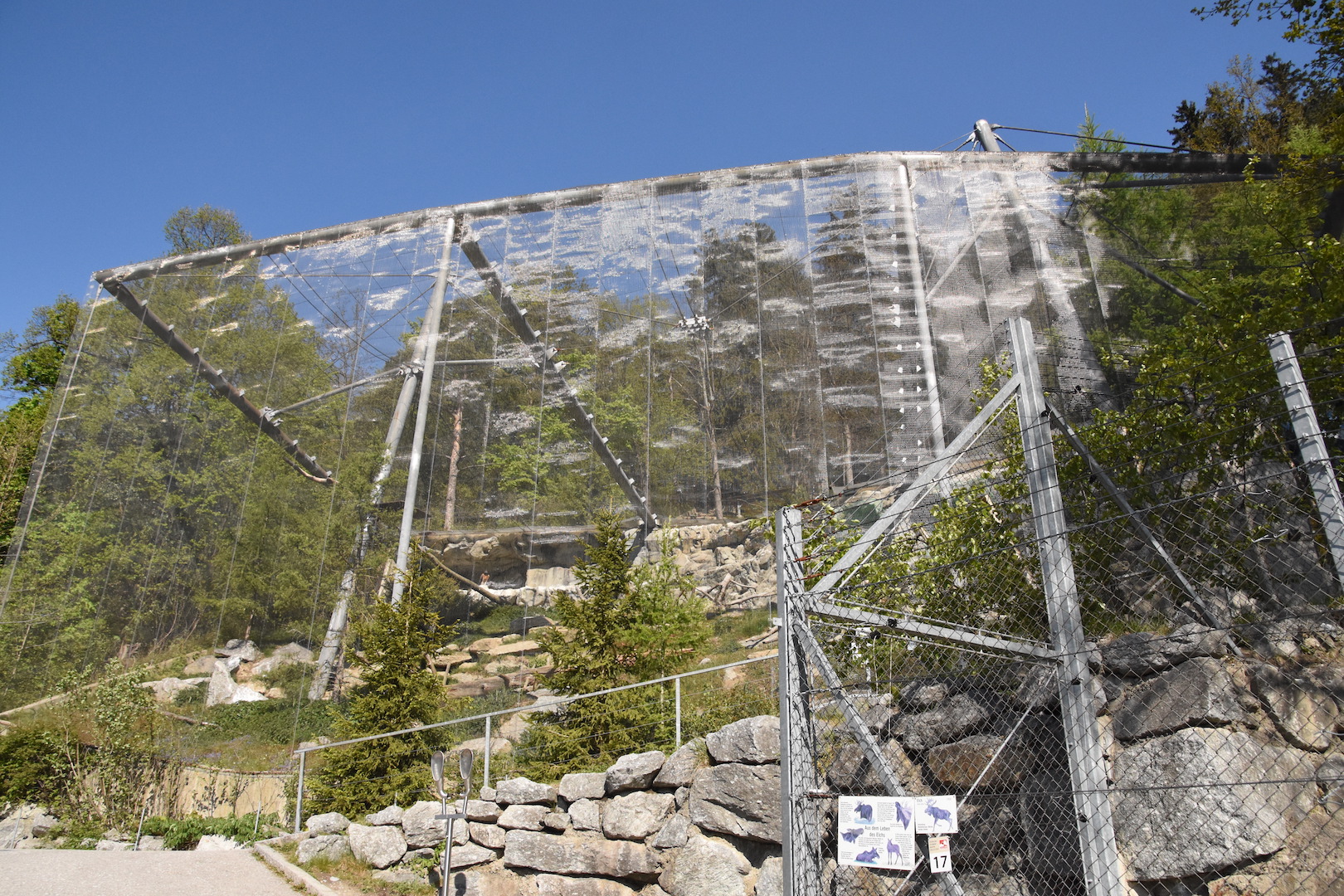 Bearded vulture aviary