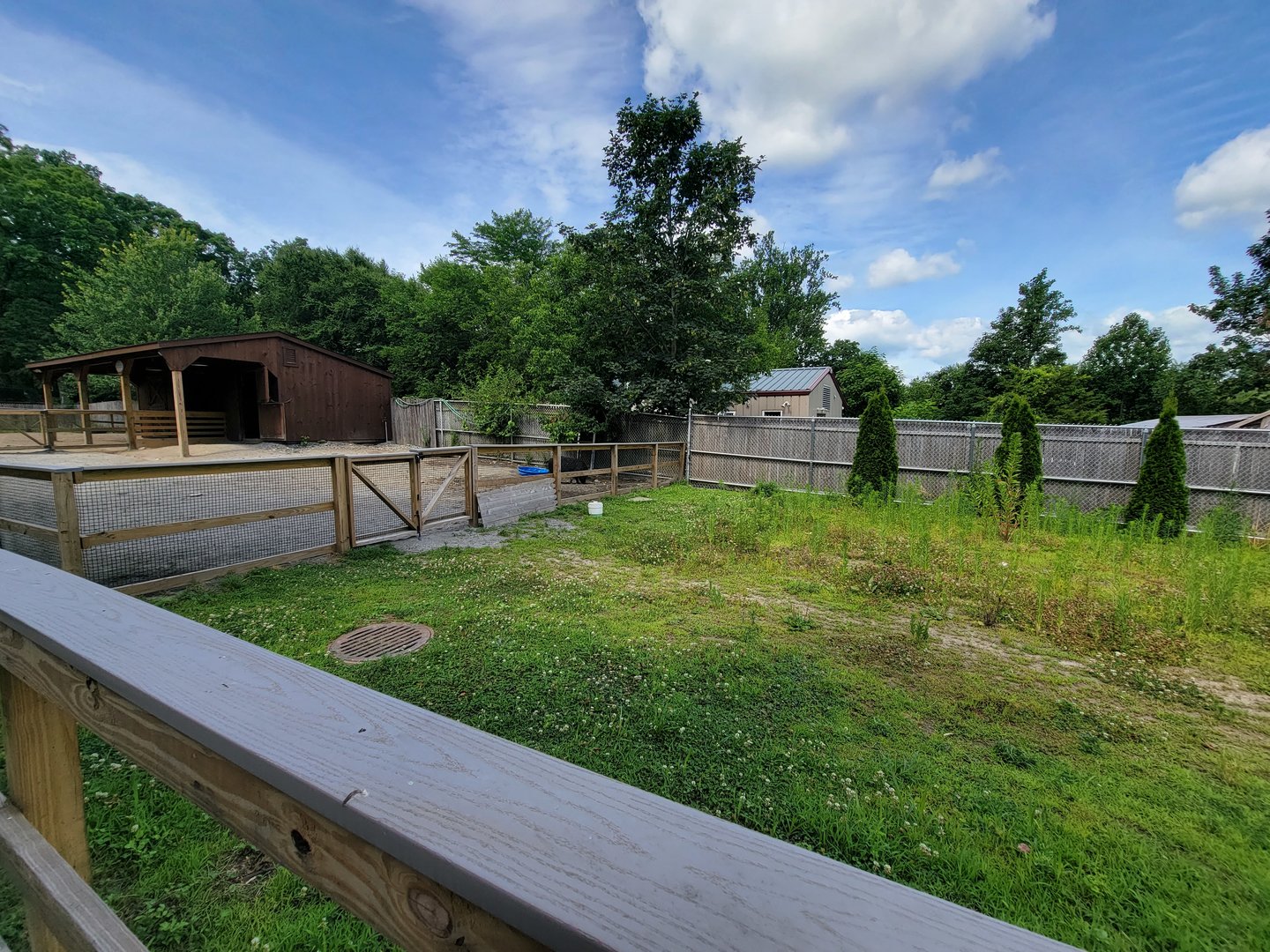 Beardsley 7/22 - Farmyard, cattle yard