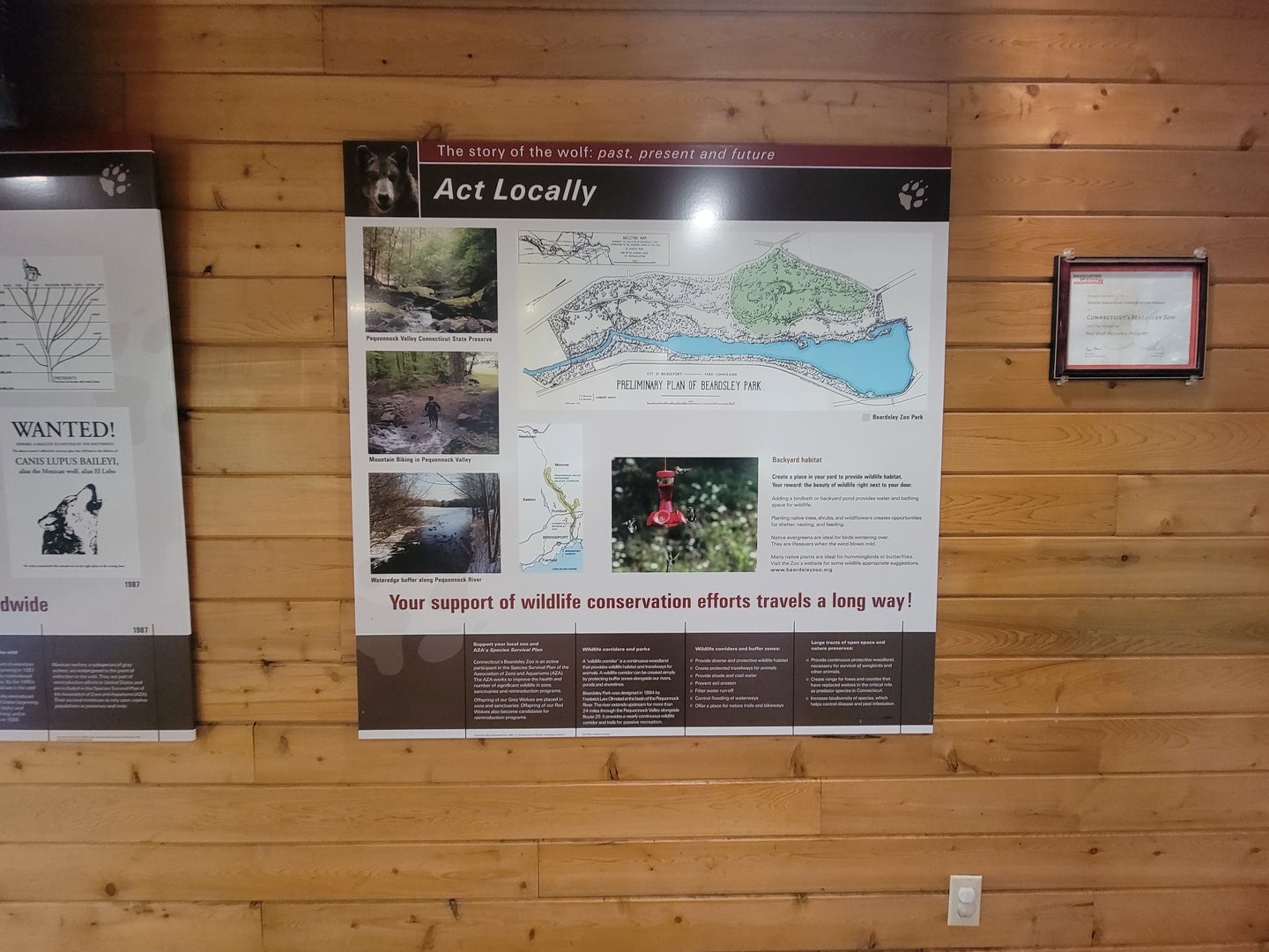 Beardsley 7/22 - Wolf Observation Learning Facility, Act Locally