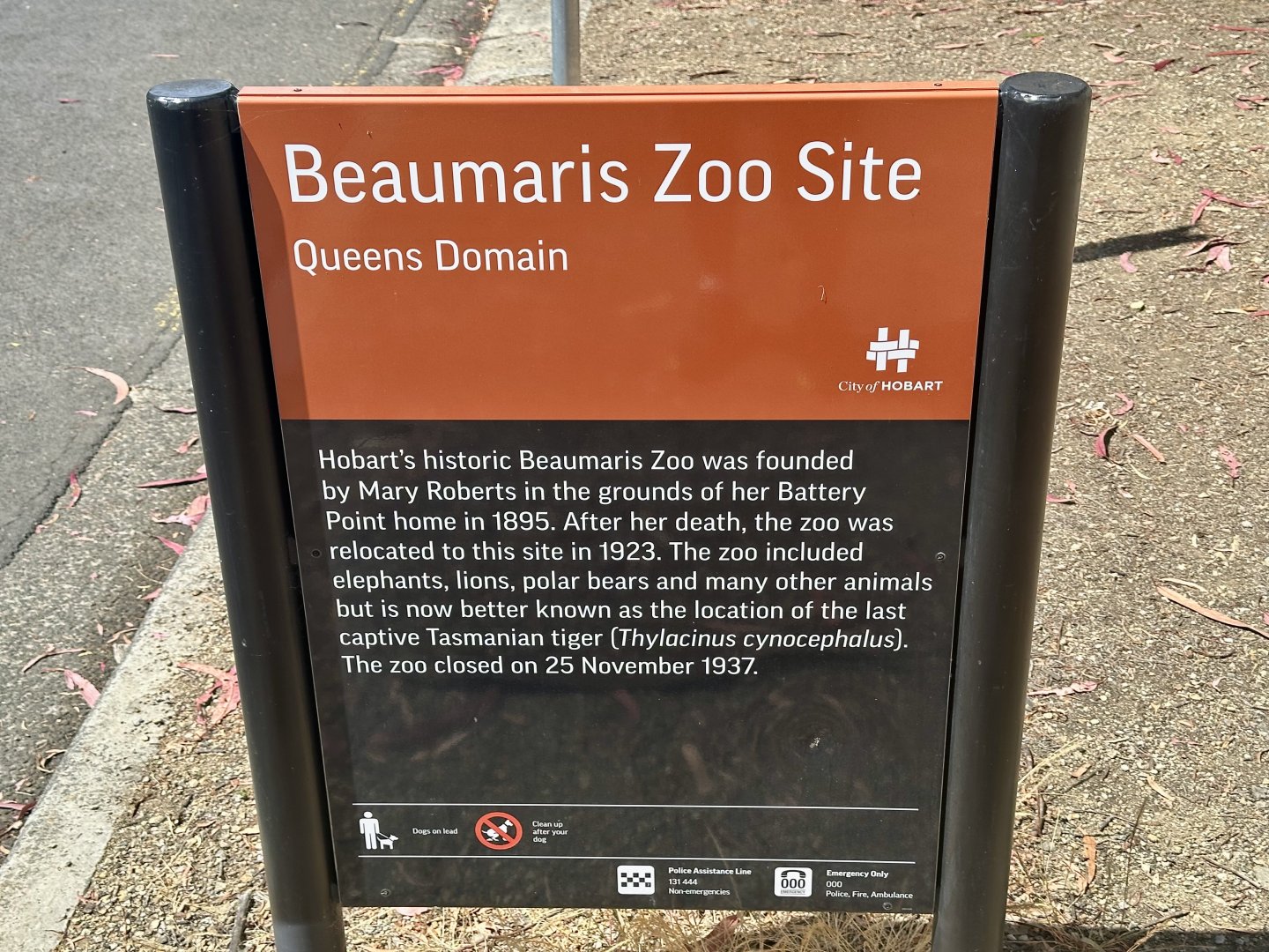 Beaumaris Zoo - Signage