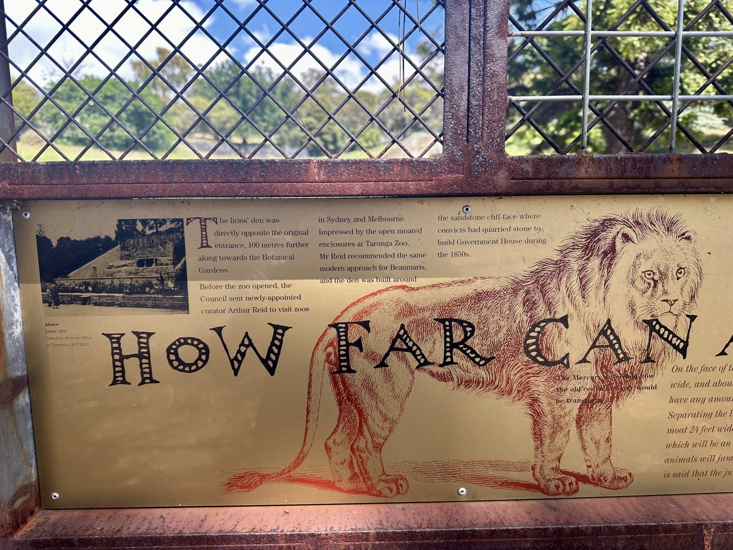 Beaumaris Zoo - Signage