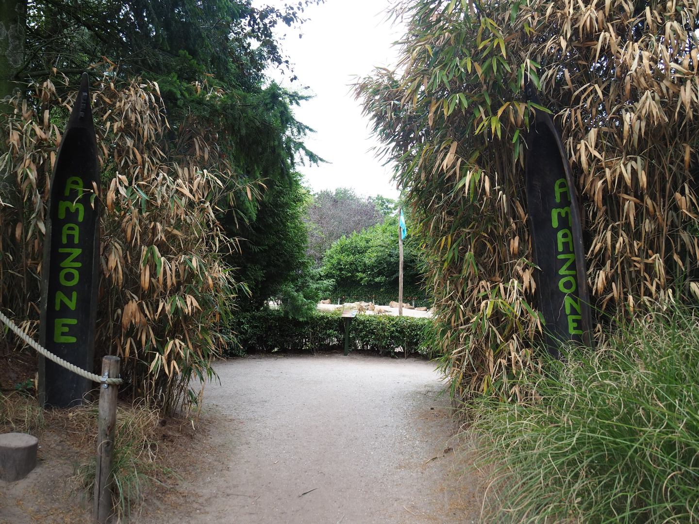 Beginning of the Amazon area of Zoo Parc Overloon, 2019-08-11