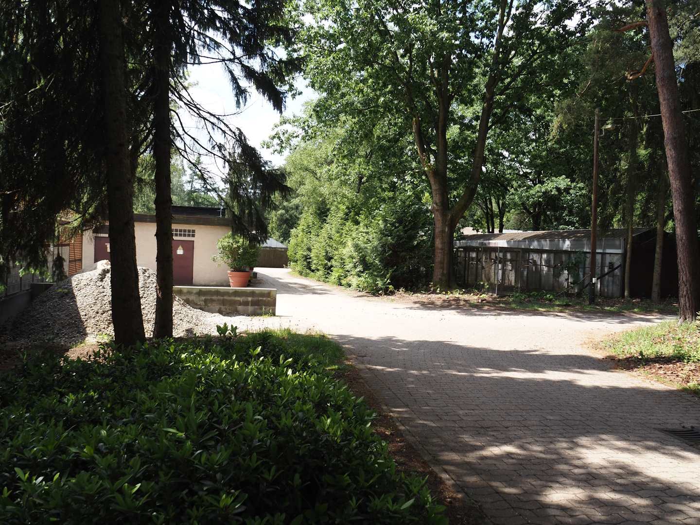 Behind-the-scenes area, seen from the access to the 'Blick hinter den Kulissen' area, 2024-05-23