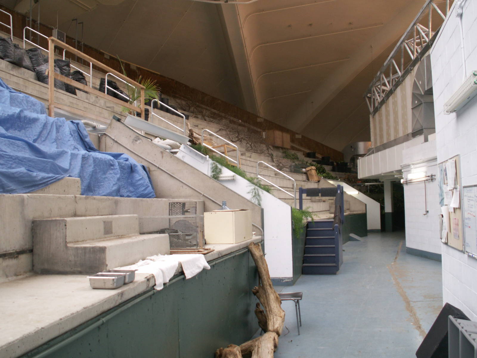 Behind the scenes - the chairs of the original hall