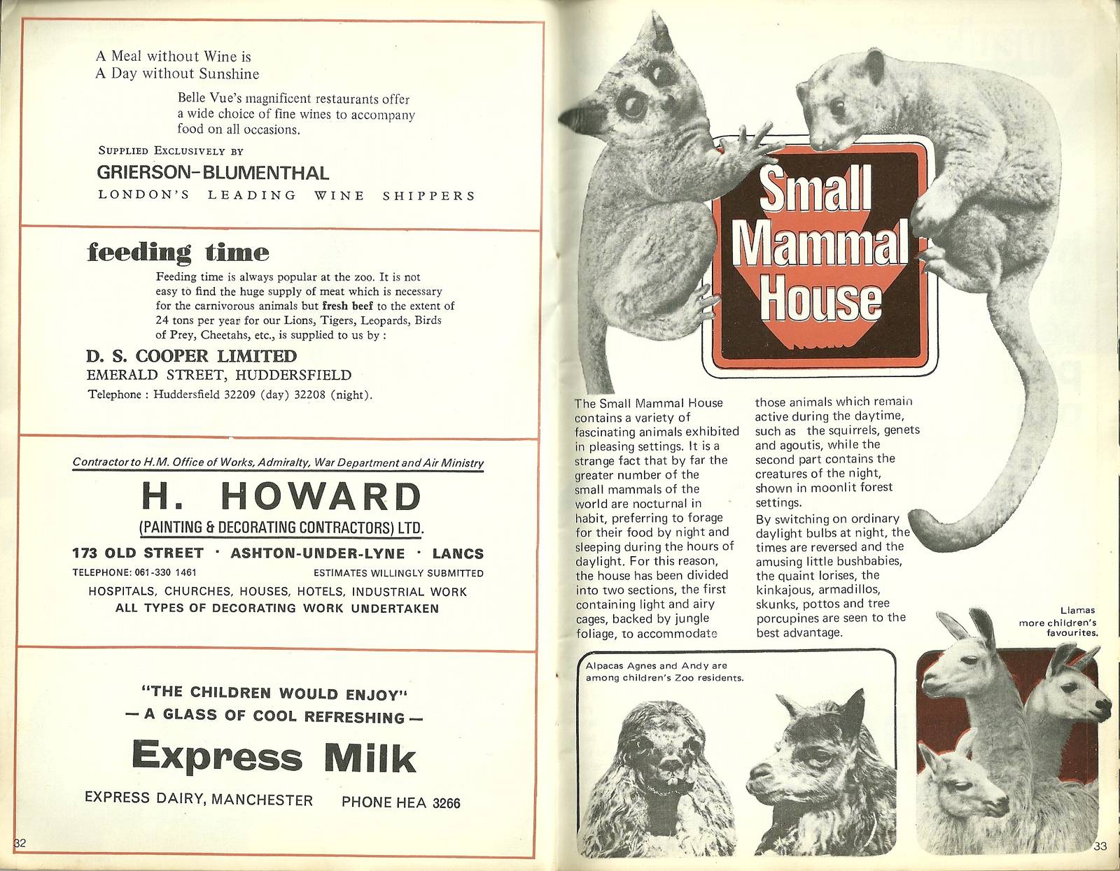 Belle Vue, Manchester. Pages from 1971 guidebook