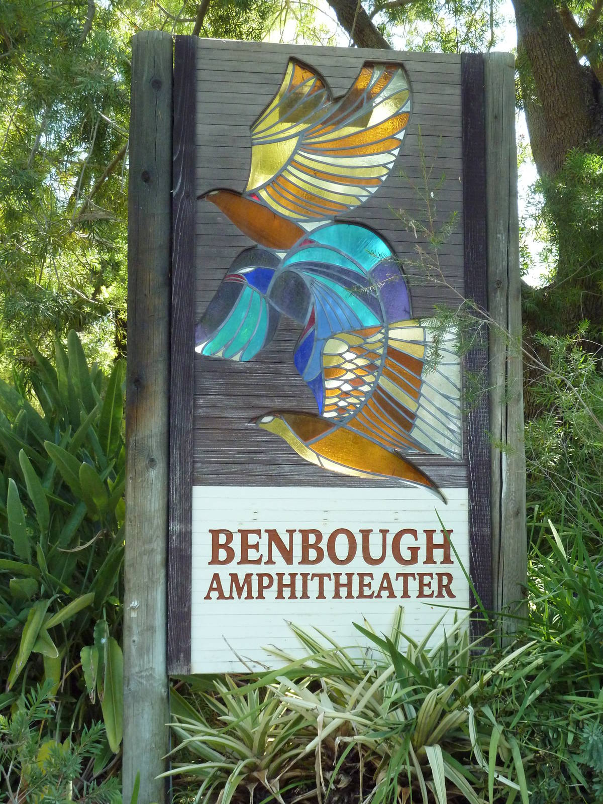 Benbough Amphitheater Sign