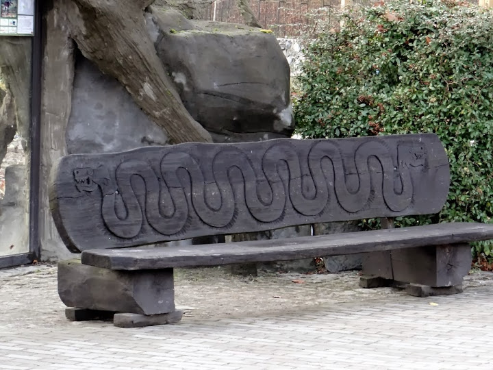 Bench in the zoo