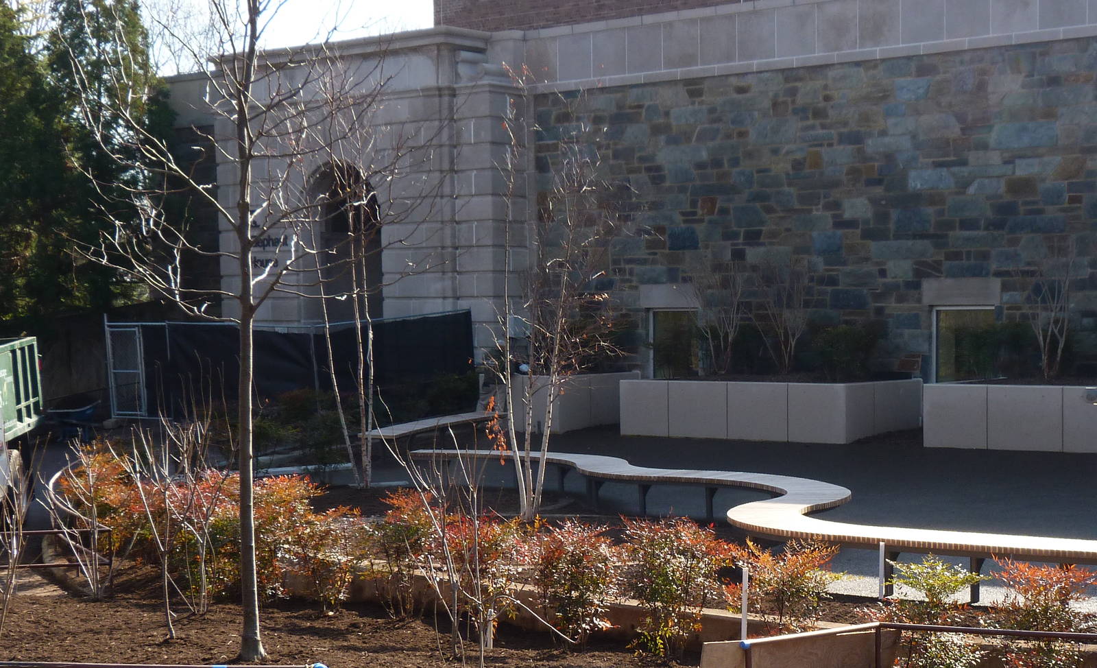 Benches in front of Elephant House