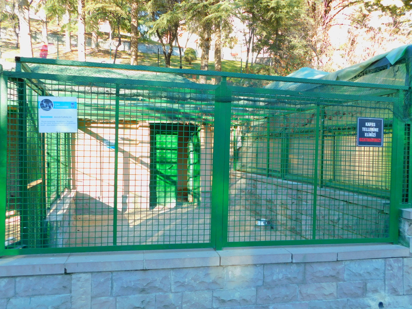 Bennets Wallaby Enclosure at the Ankara Domestic Animal Park