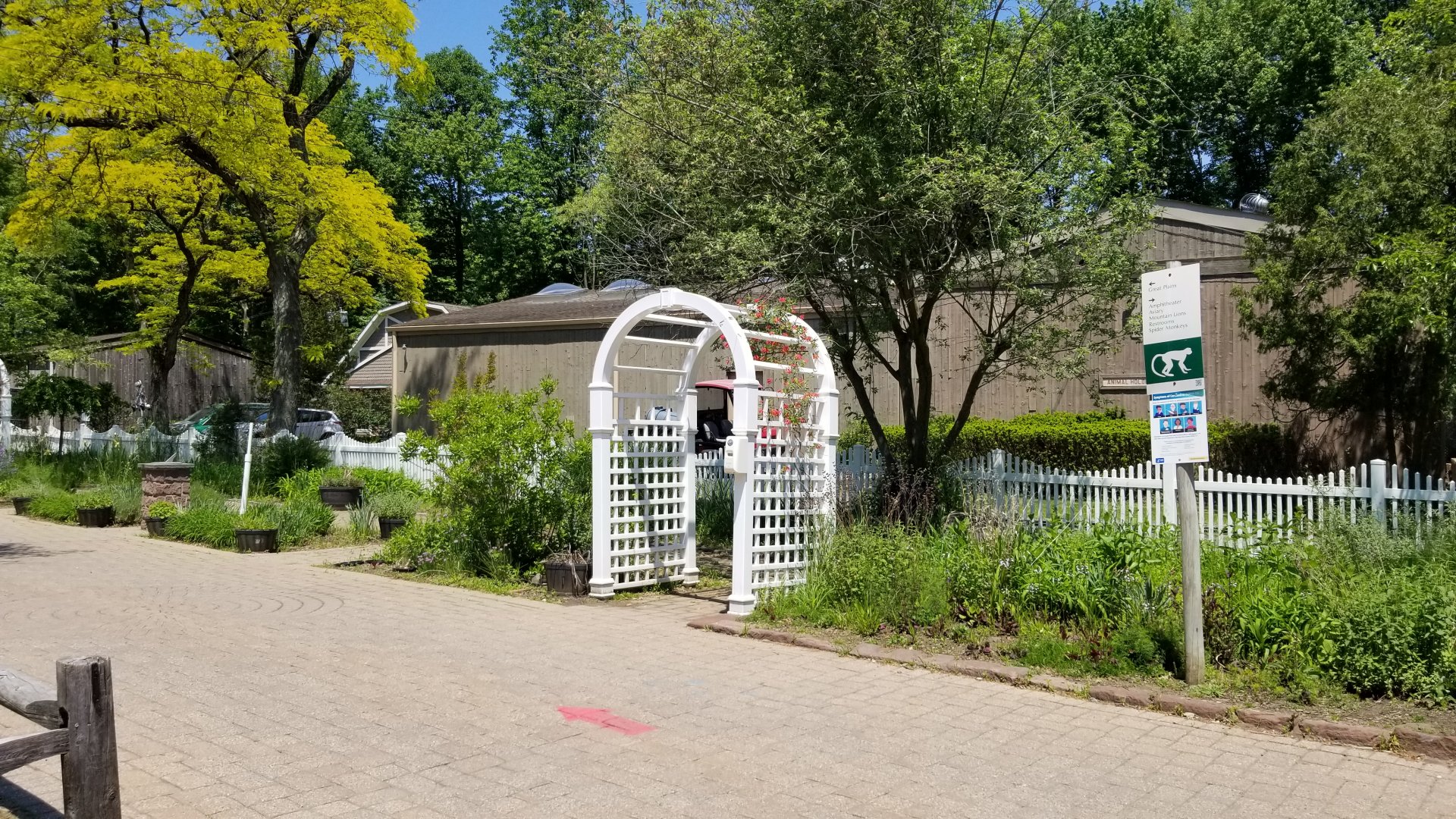 Bergen County Zoo - Animal holding complex
