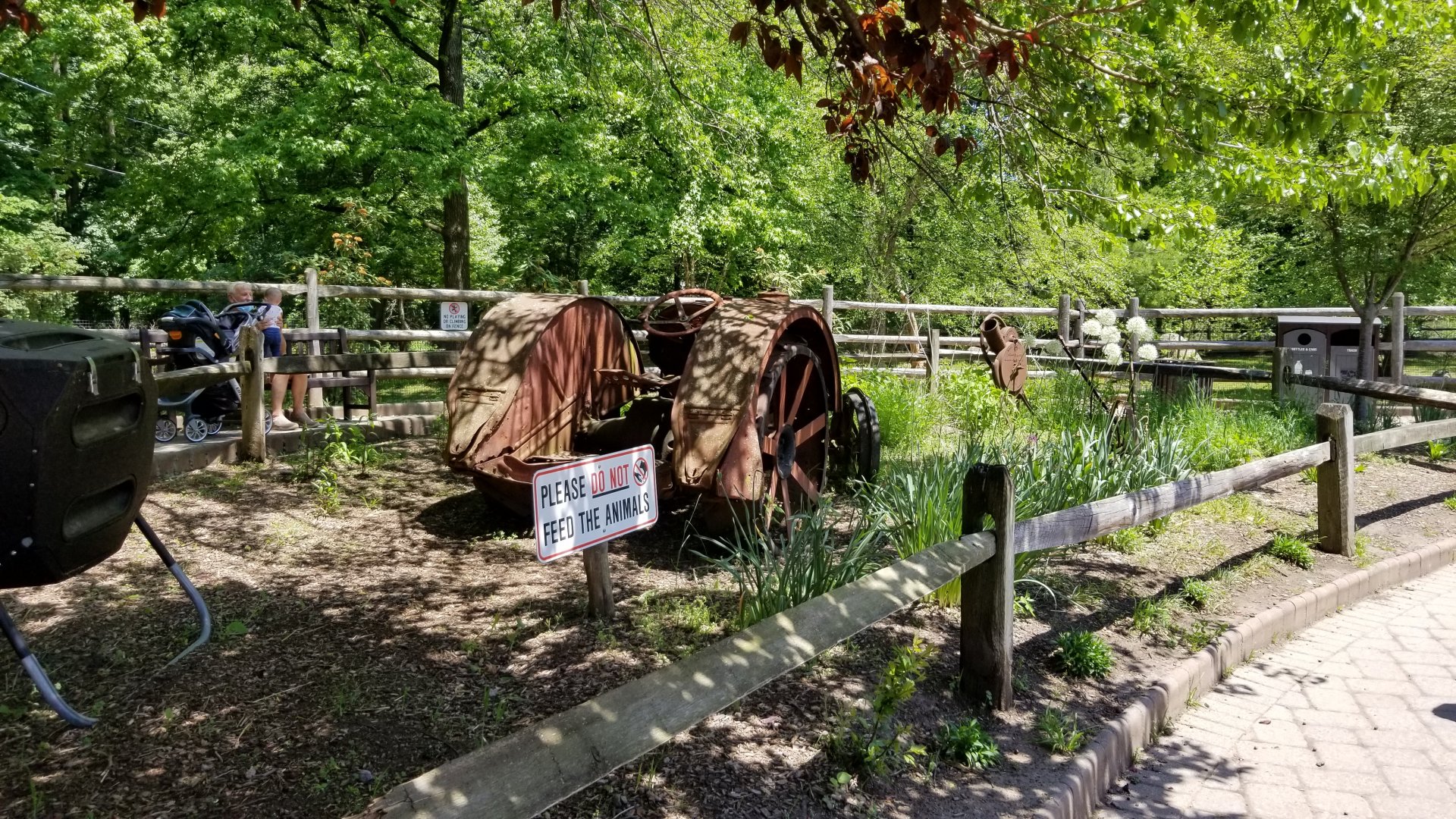Bergen County Zoo - Farm equipment