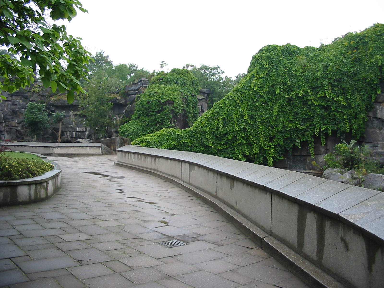 Berlin Tierpark 2004 - Along the Tiger exhibit and towards the Lion exhibit