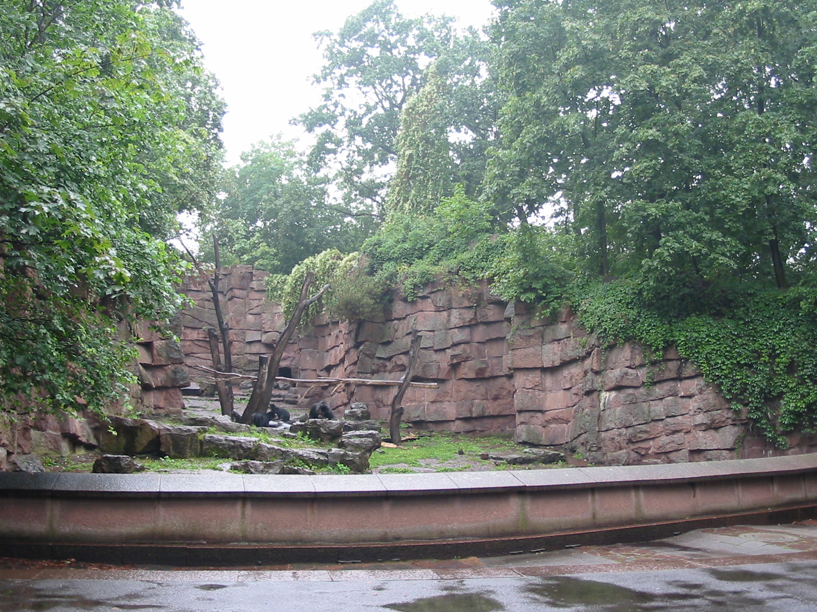 Berlin Tierpark 2004 - Front of the Spectacled Bear exhibit
