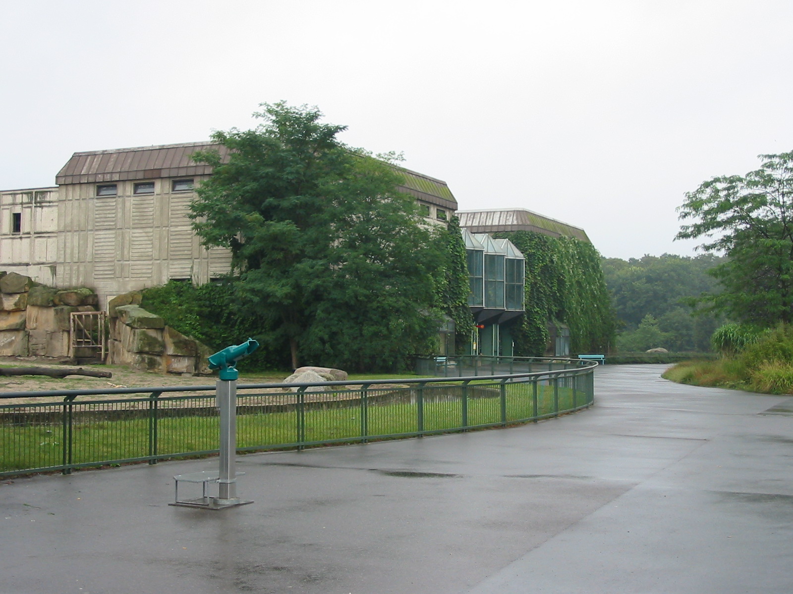 Berlin Tierpark 2004 - Looking towards the Pachyderm House