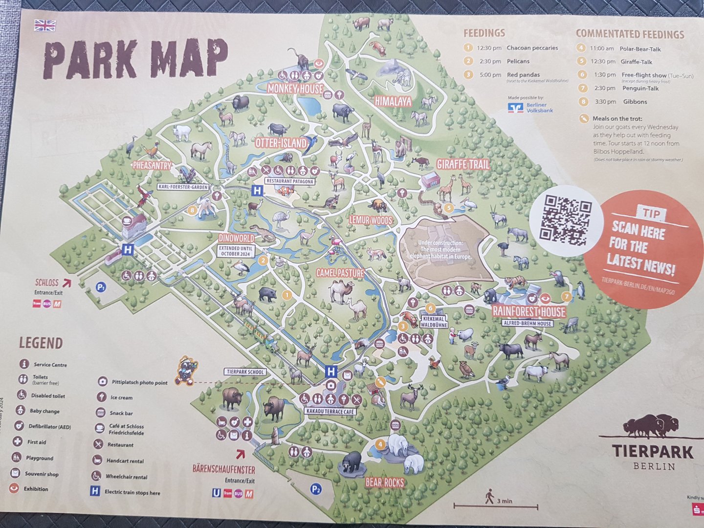 Berlin Tierpark Map 2024