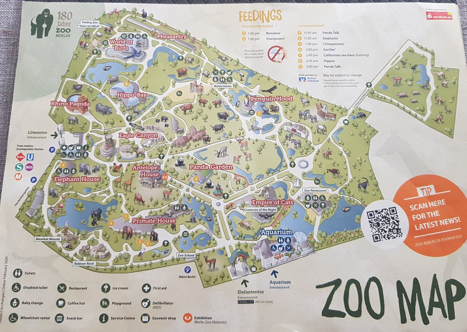 Berlin Zoo Map 2024