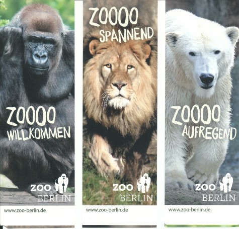 Berlin Zoo Tickets 24.4.16