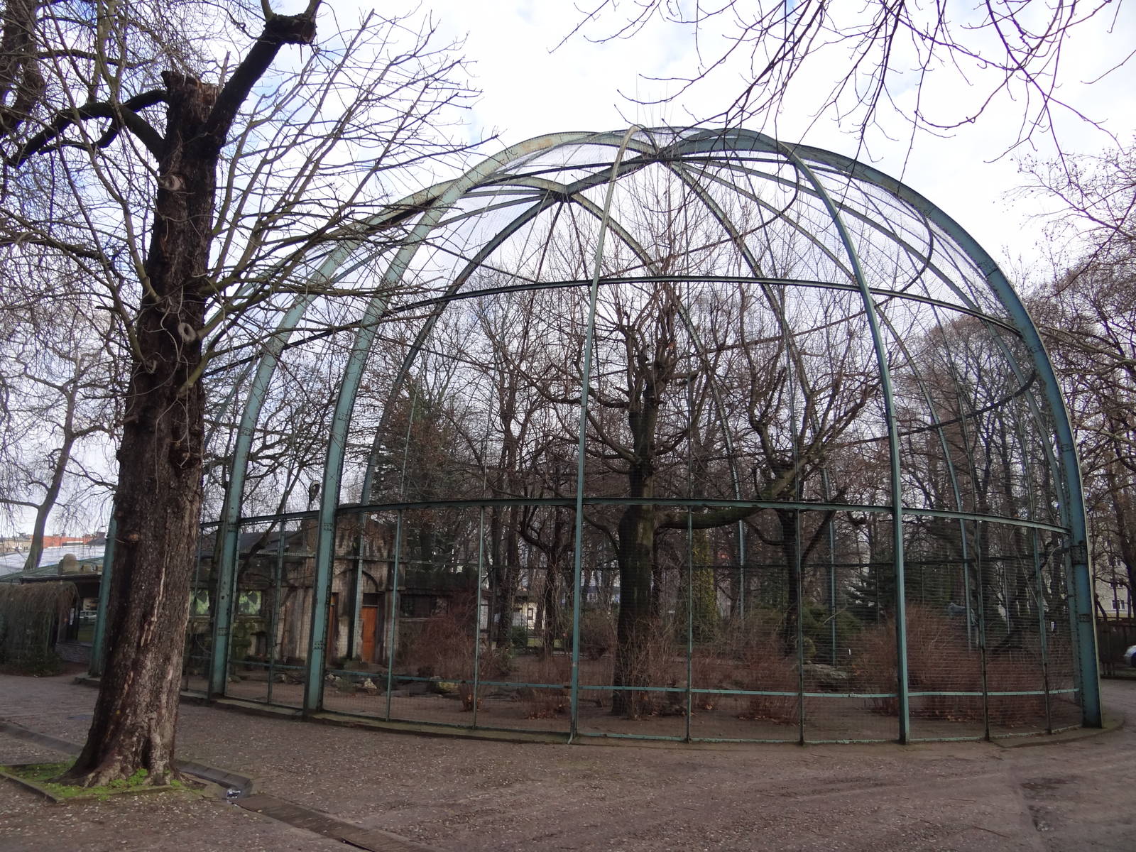 Big aviary for wading birds