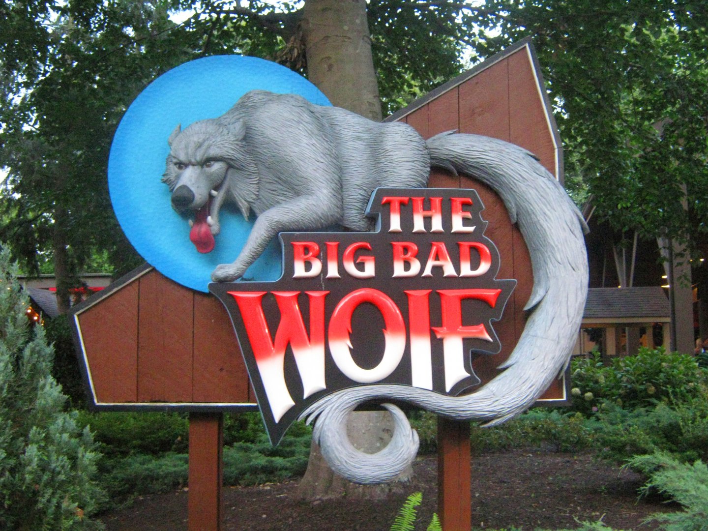 Big Bad Wolf Sign
