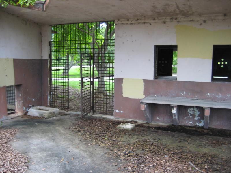 Big cat cages Detail