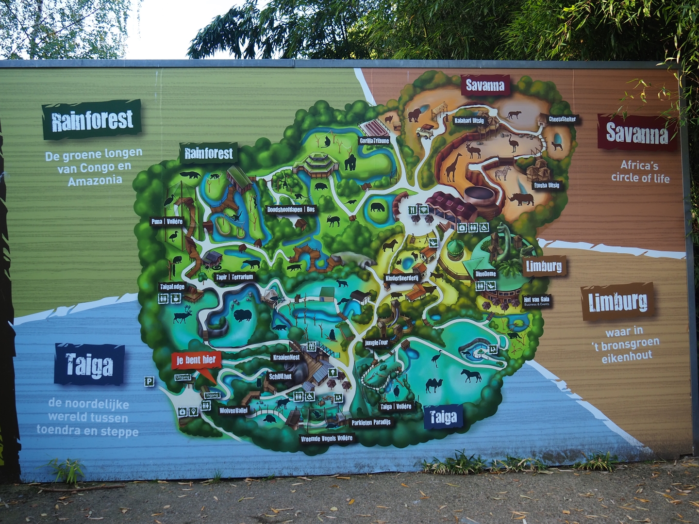 Big map of GaiaZoo (Oct 13th, 2018)