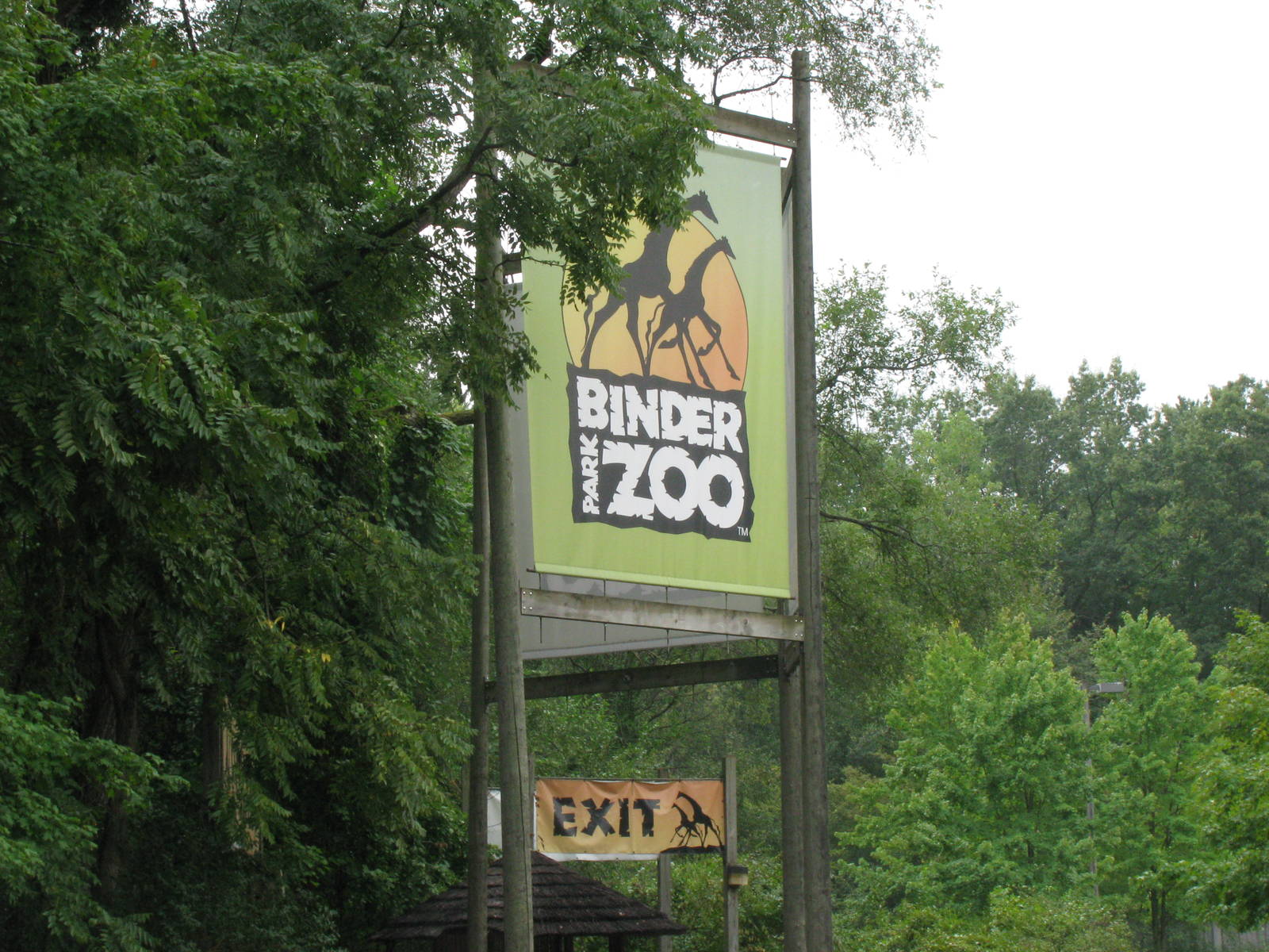 Binder Park Zoo Enterence Sign