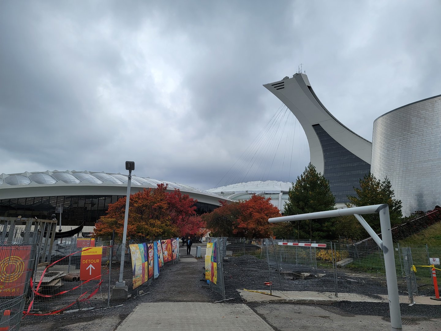 Biodôme Montréal - A lot of construction going on