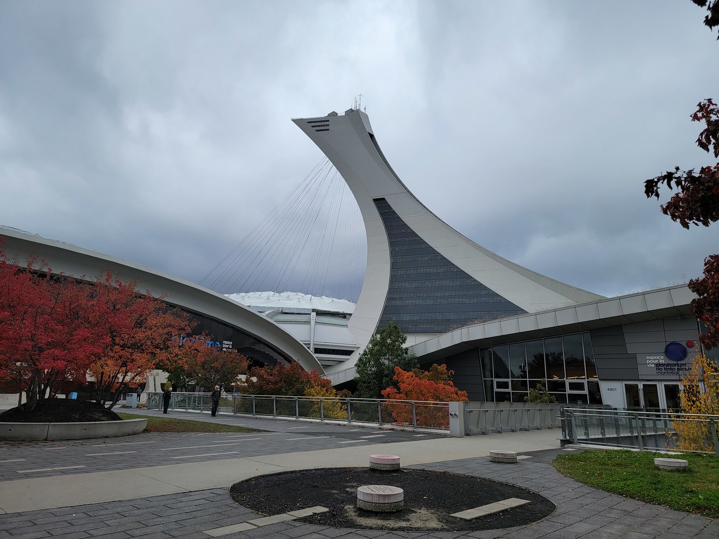 Biodôme Montréal - Front of the Biodôme, next to Montreal Tower / Olympic Stadium