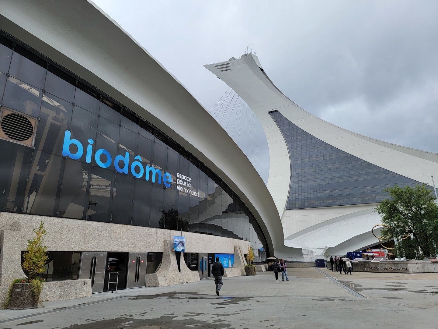 Biodôme Montréal - Front of the Biodôme, next to Montreal Tower / Olympic Stadium