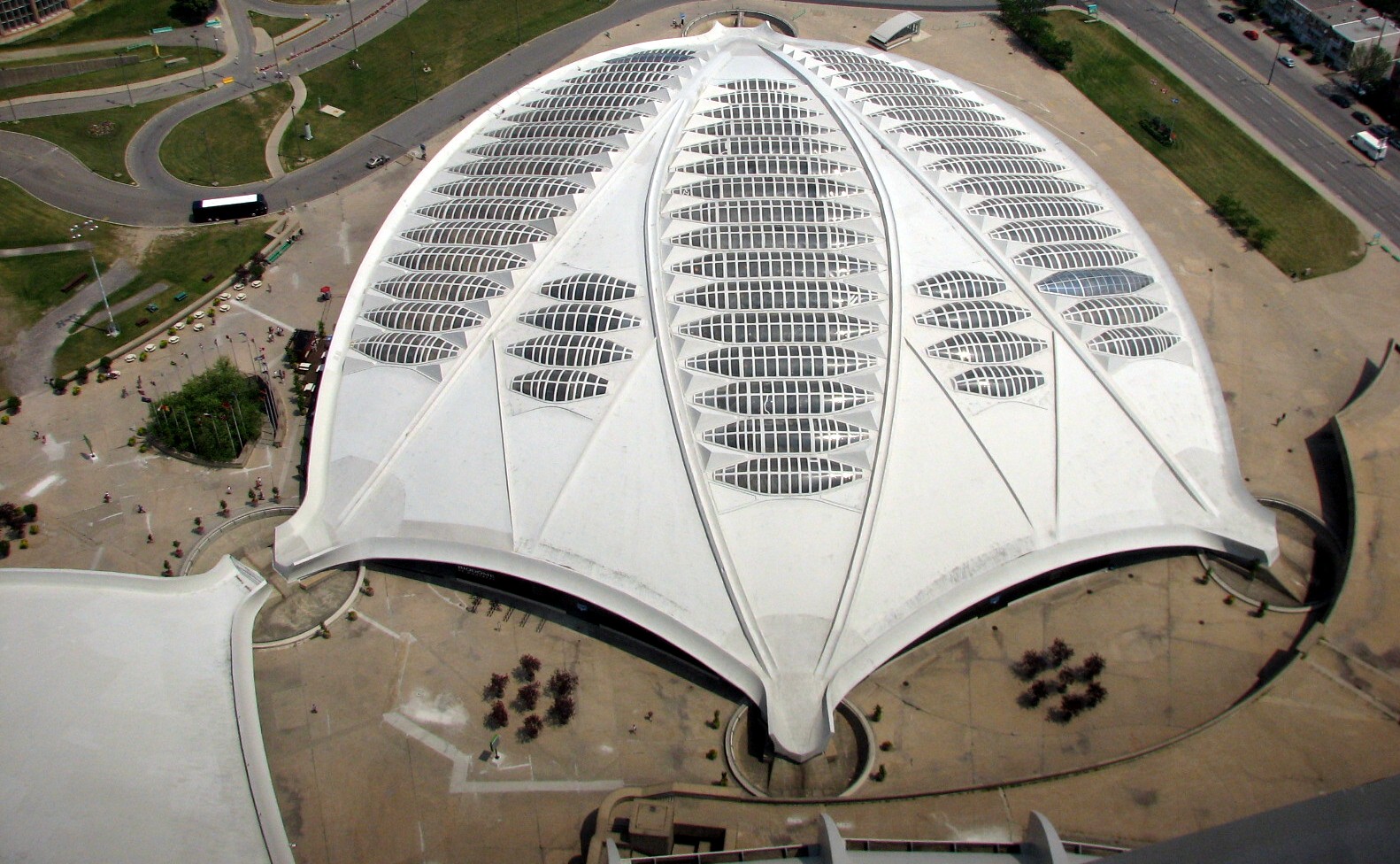 Biodome Viewed From The Olympic Tower