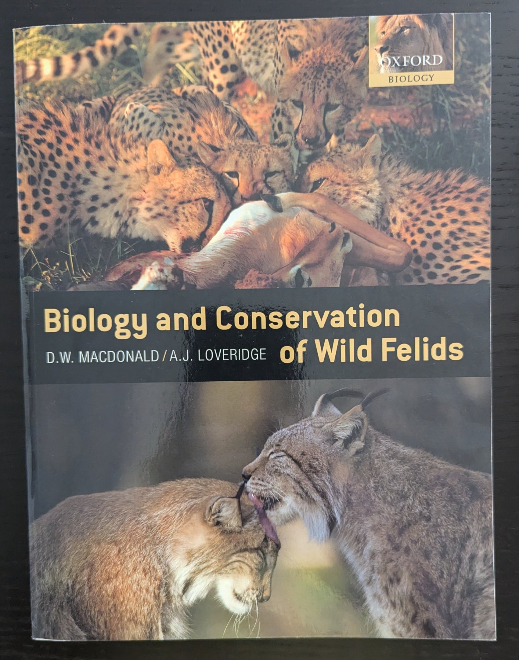 Biology and Conservation of Wild Felids