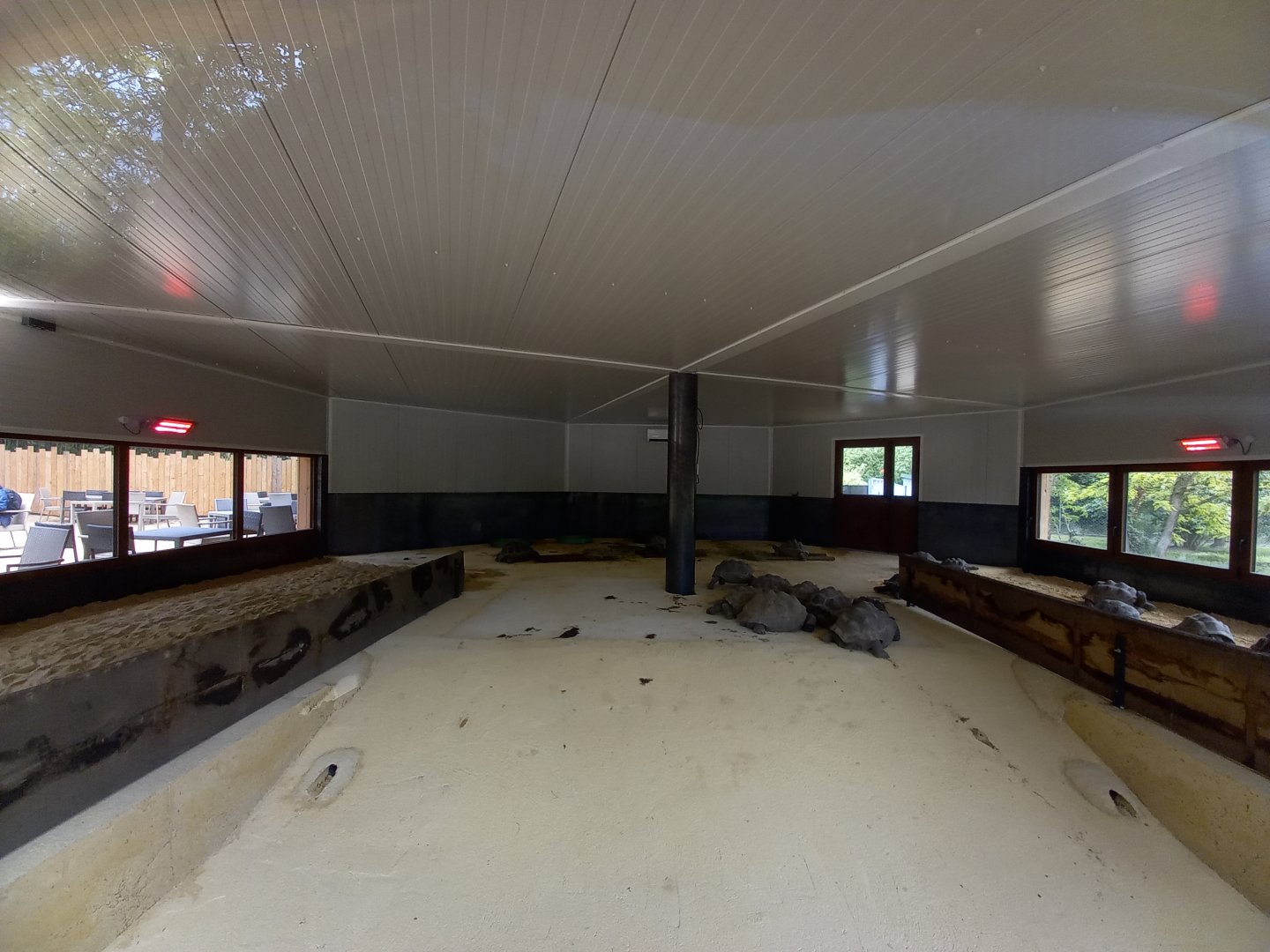 Bioparc Zoo de Doué - New Aldabra's giant tortoises and radiated tortoises house