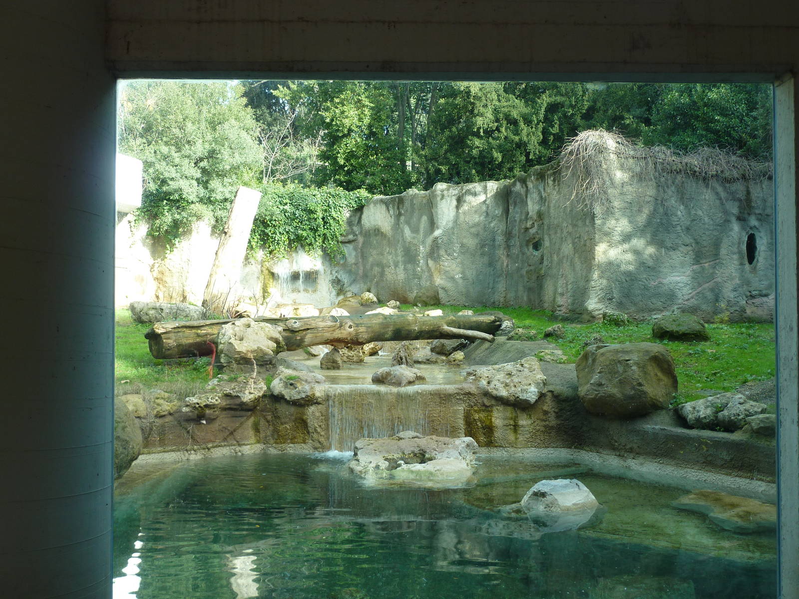 Bioparco Roma - Bear enclosure
