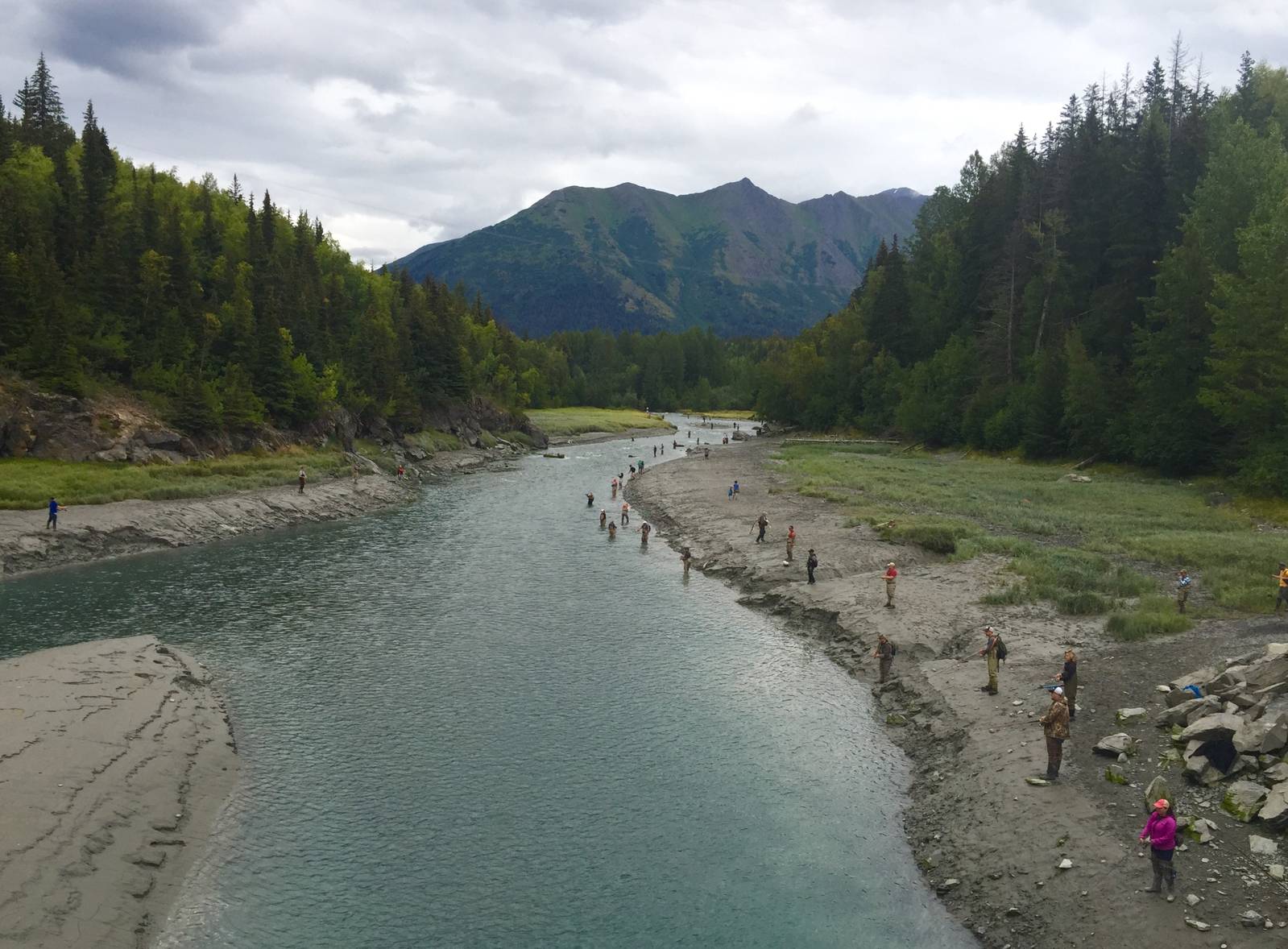 Bird Creek.  Chugach Mountains.  Anchorage, Alaska.