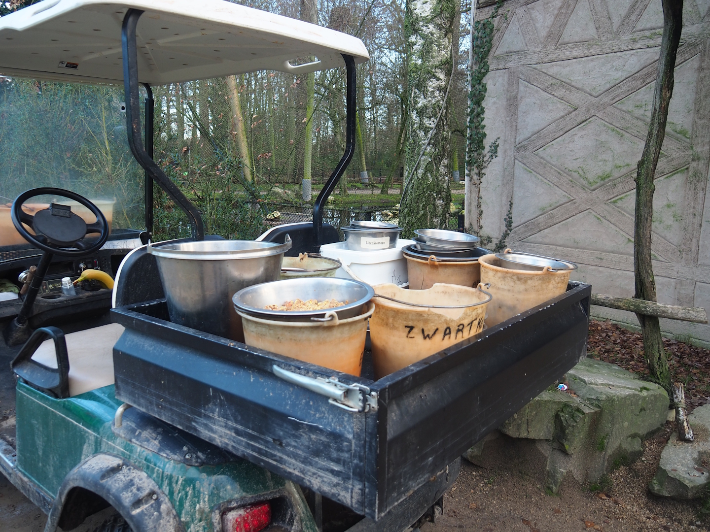 Bird feeding cart, 2022-12-27