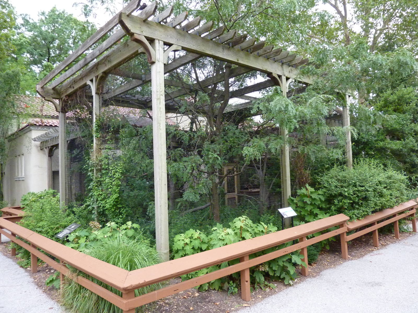 Bird Garden - Bateleur Eagle Exhibit