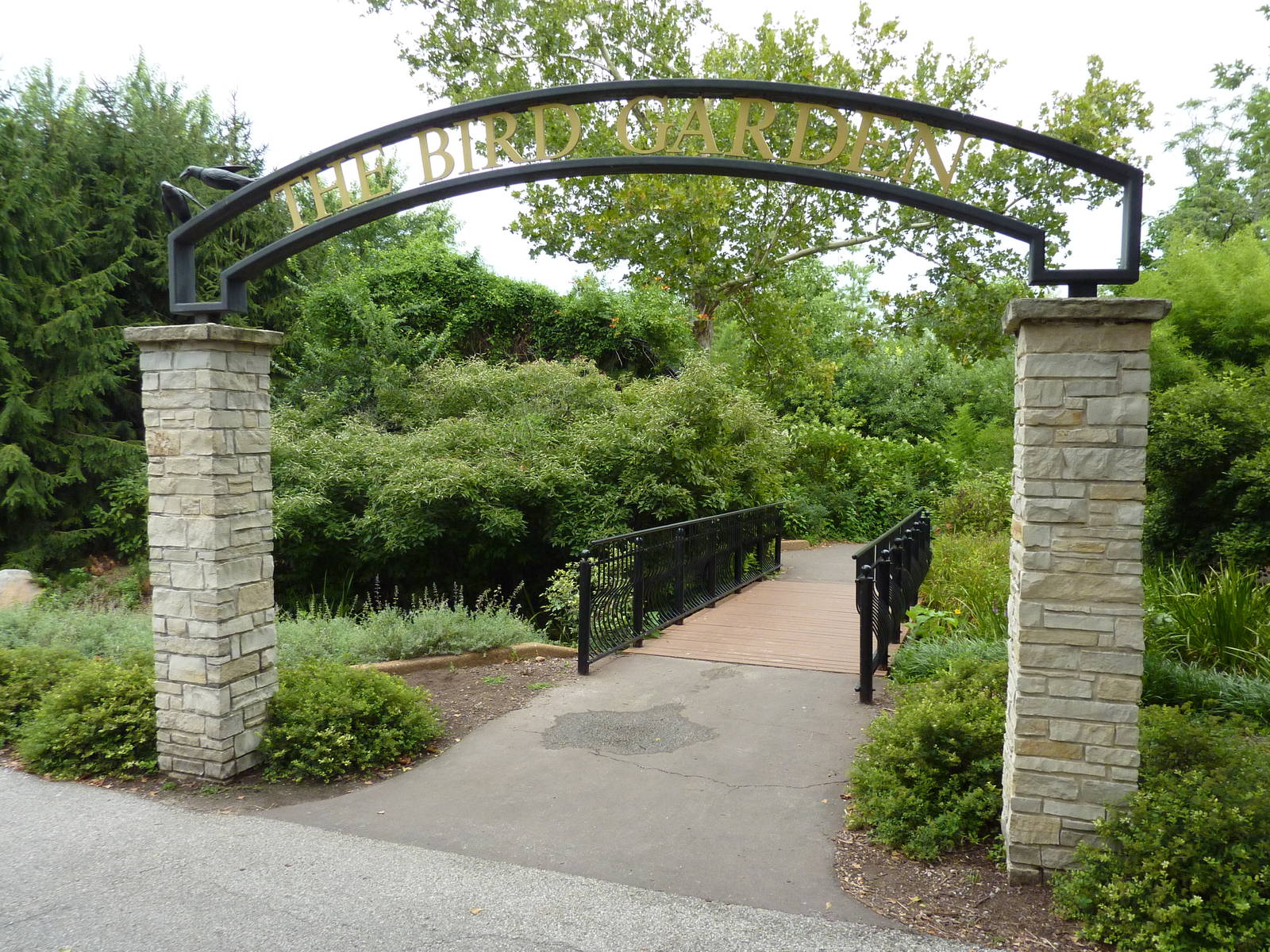 Bird Garden - Entrance Sign