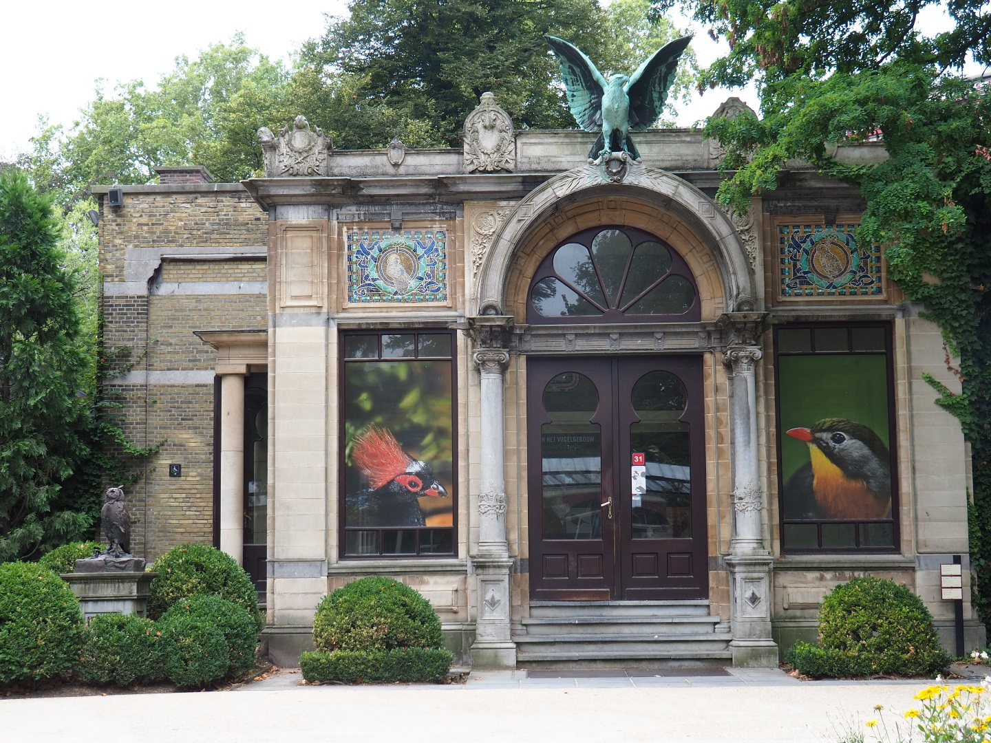 Bird House façade and entrance