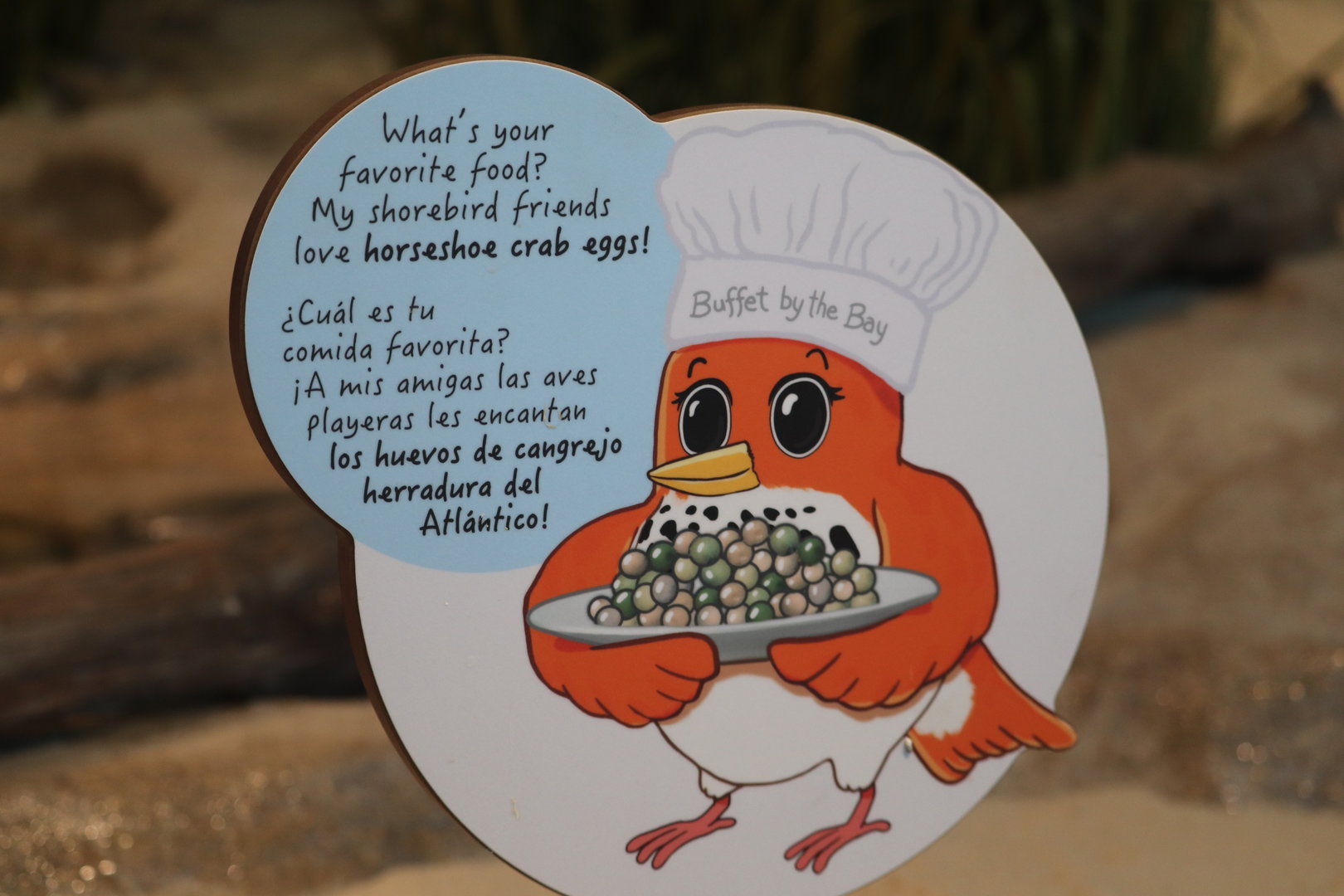 Bird House - Sign in the Delaware Bay Aviary