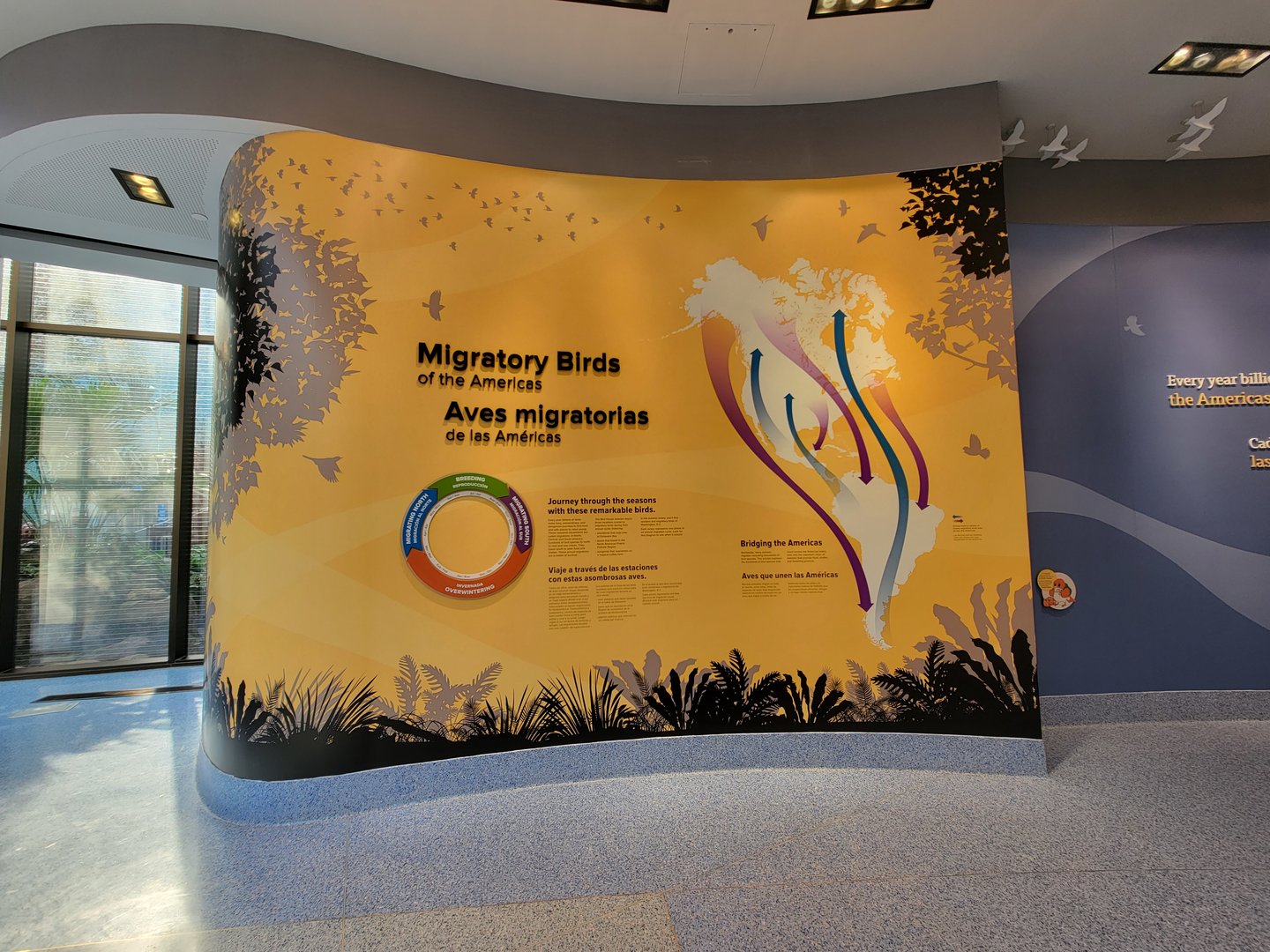 Bird House - Signage in the Lobby