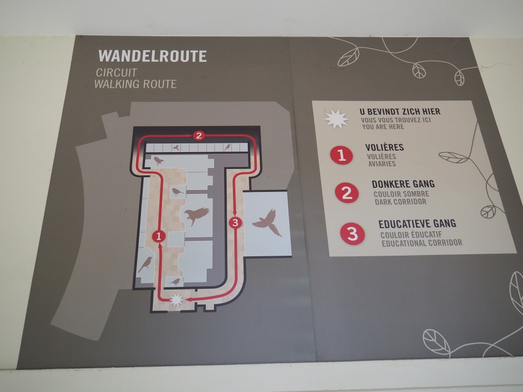 Bird House walking route map