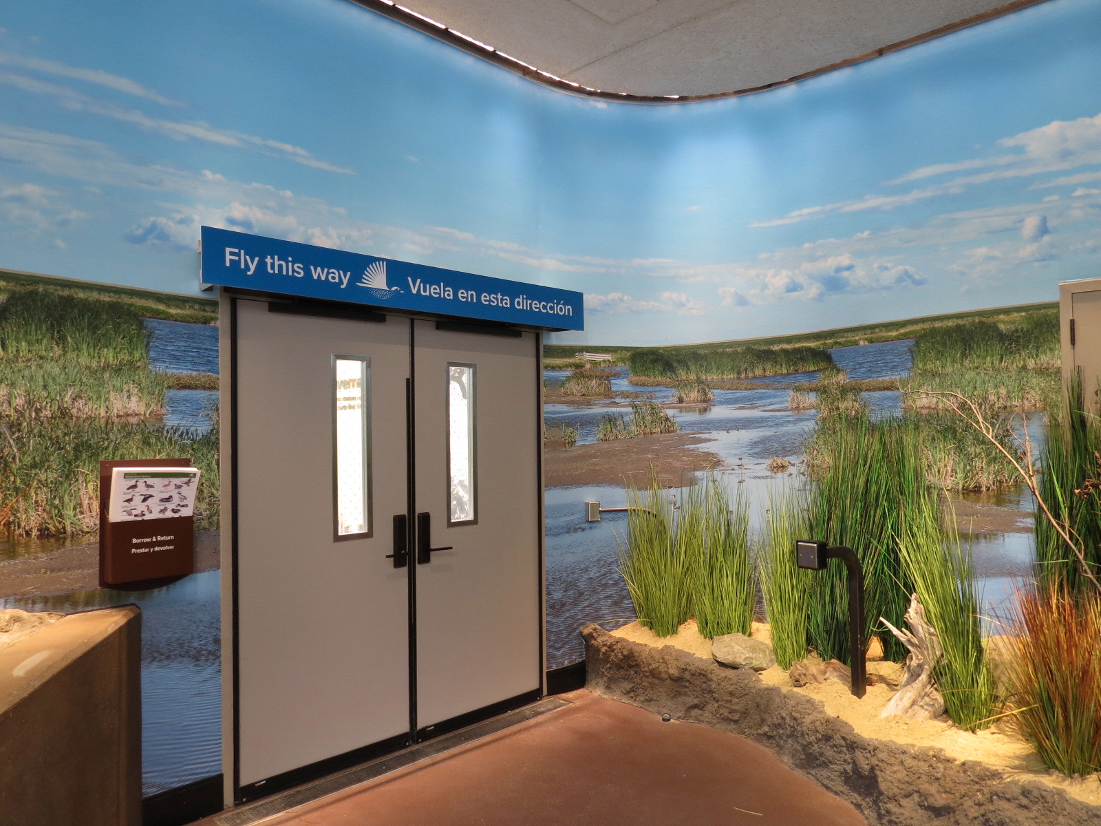 Bird House - Waterfowl Aviary - Exit