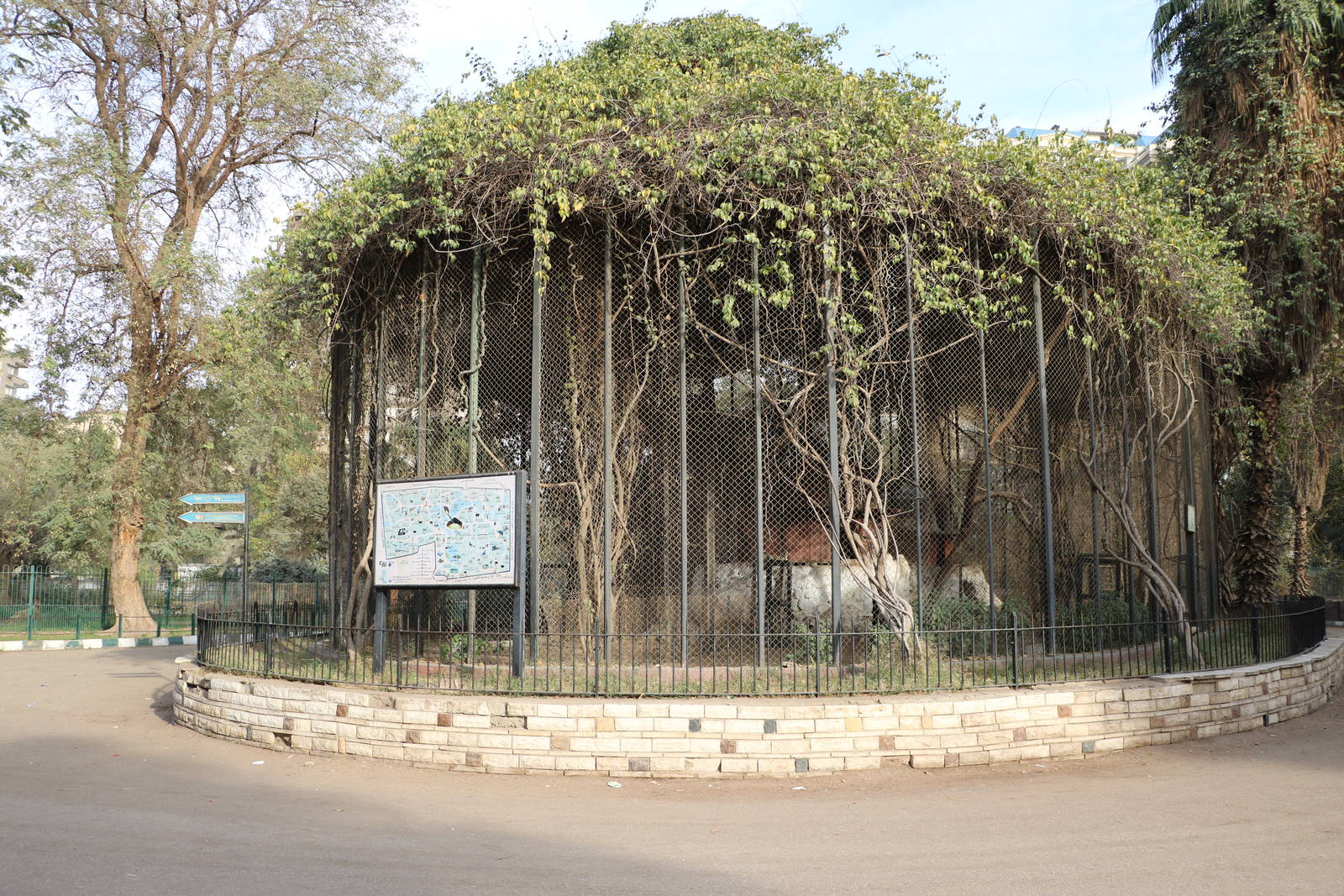 Bird of prey aviaries, February 2016