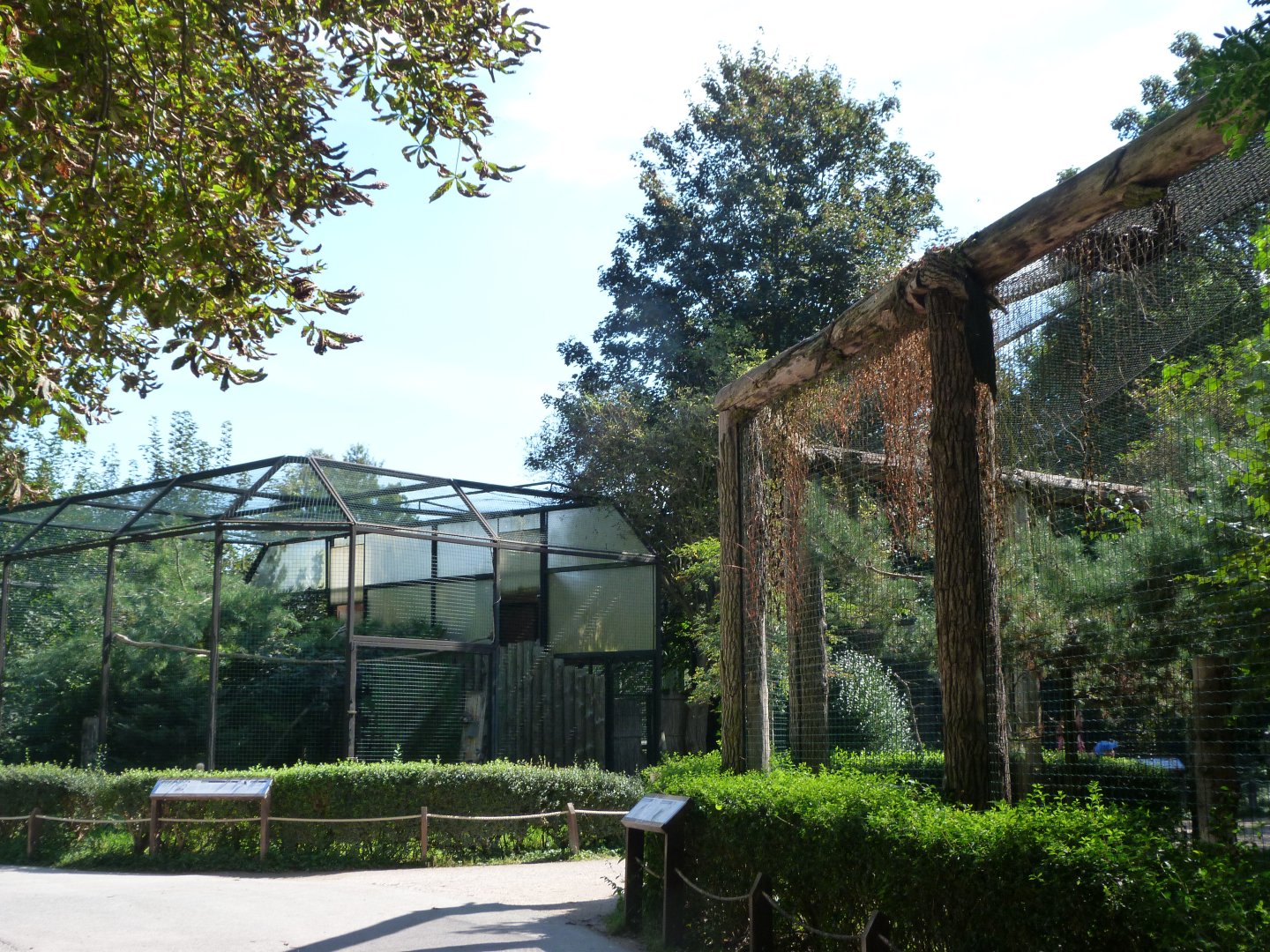 Bird-of-prey aviaries -Zoo Praha (2025)