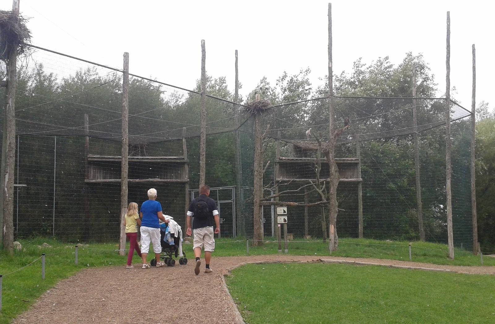 Bird of prey aviaries