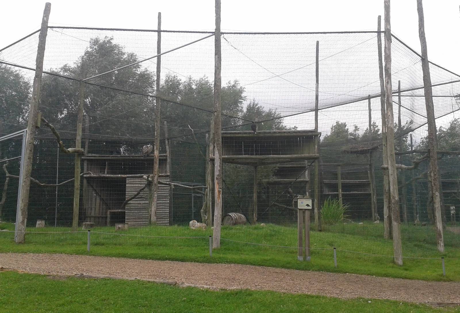 Bird of prey aviaries