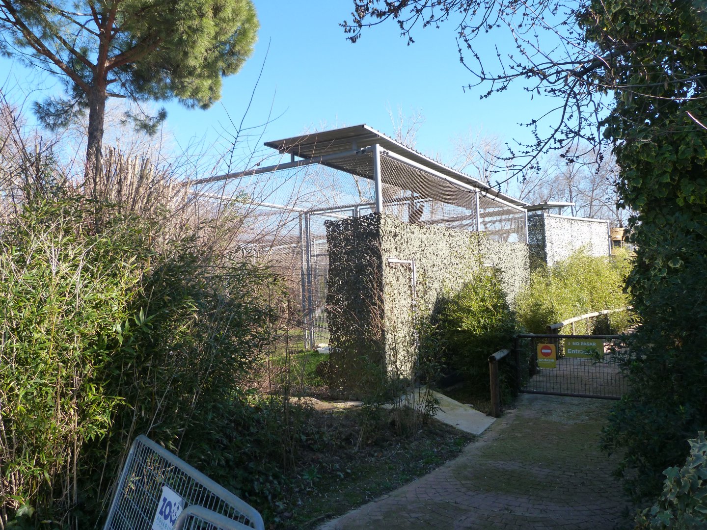 Bird of prey off-show aviaries -Zoo Aquarium de Madrid (2025)