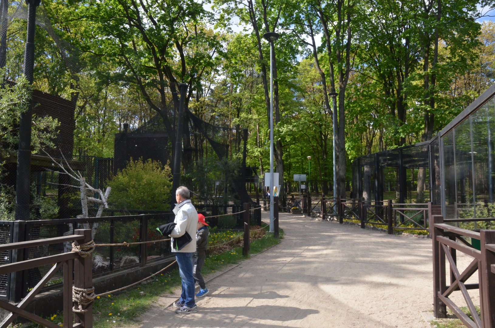 Bird of Prey/Owl Aviaries and Lynx Enclosures at Akcent Zoo Białystok, 08/05/19