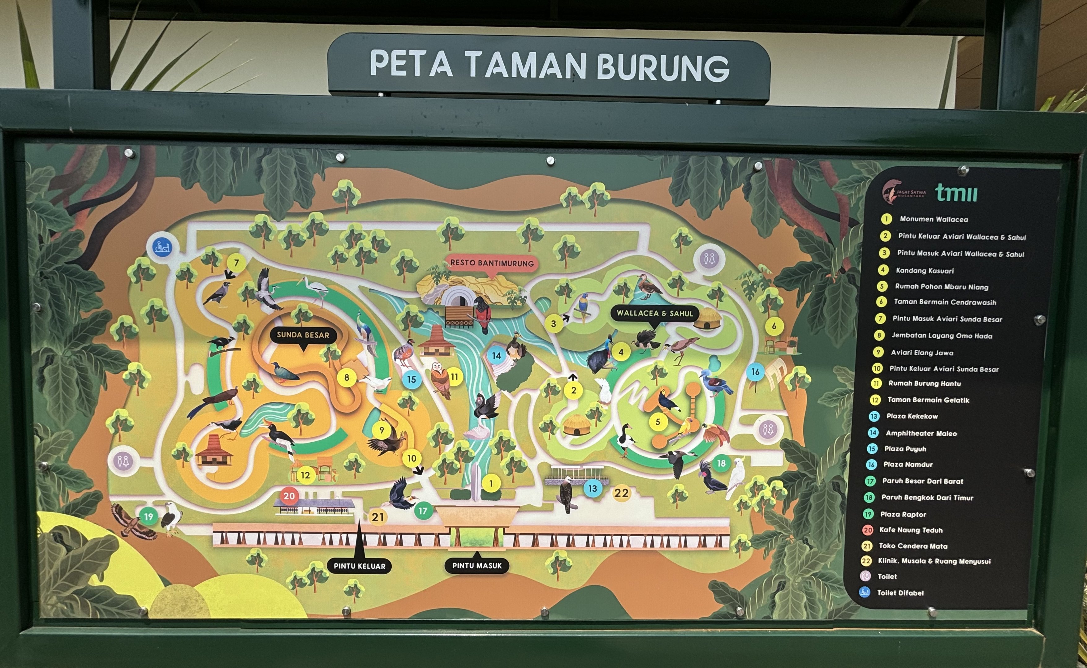 Bird Park Map