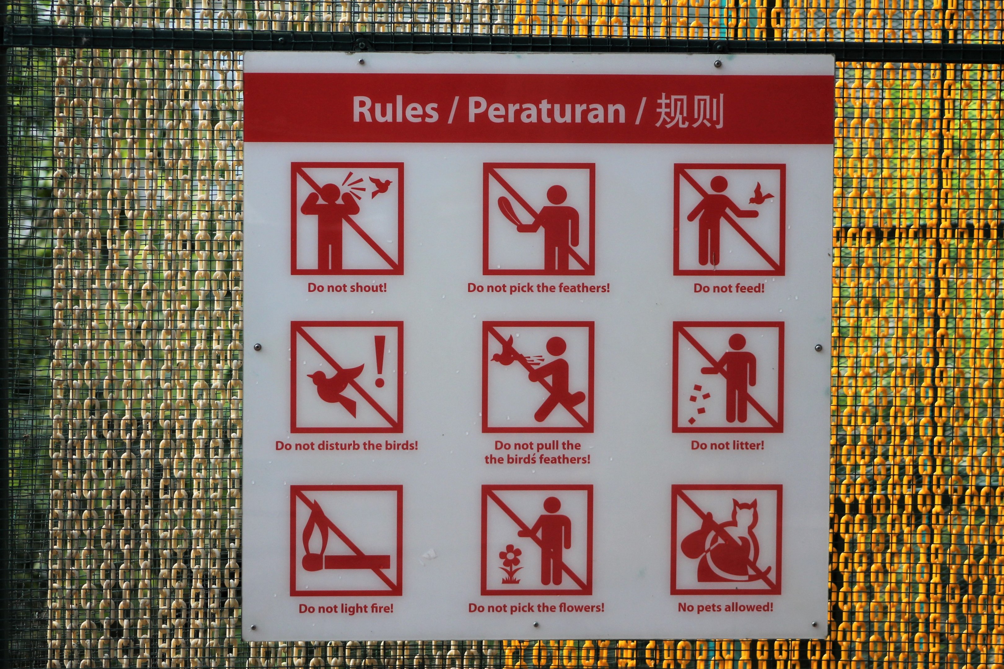 Bird Park rules